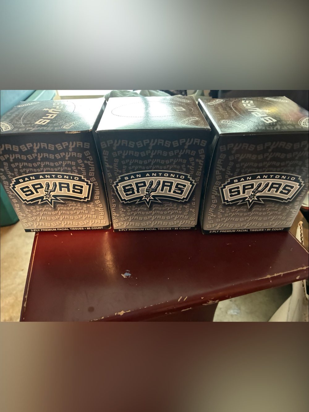 NBA Official SA SPURS   - Pro tissue  new 3 pack collectors item 2003